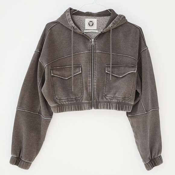 UO CROPPED YOGI HOODIE - Picture 4 of 8